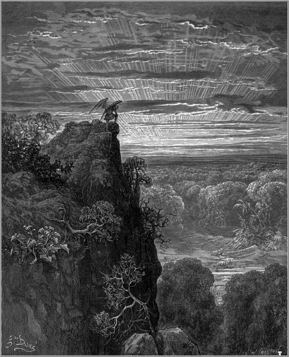 An illustration from Paradise Lost
