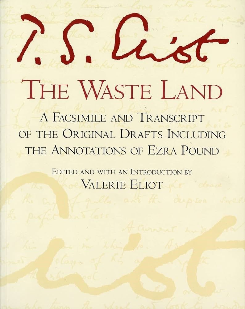 Cover page for The Waste Land
