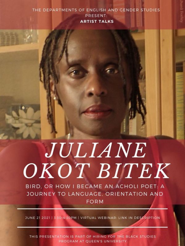 Artist Talks - Juliane Okot Bitek