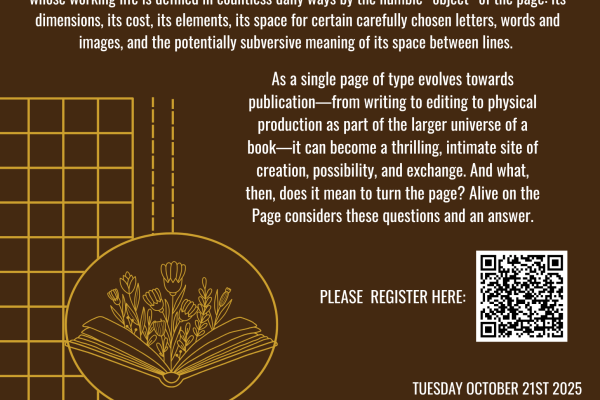 Poster for Page Lecture