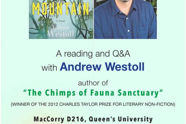 Creative Writing at Queen’s Reading Series: Andrew Westoll