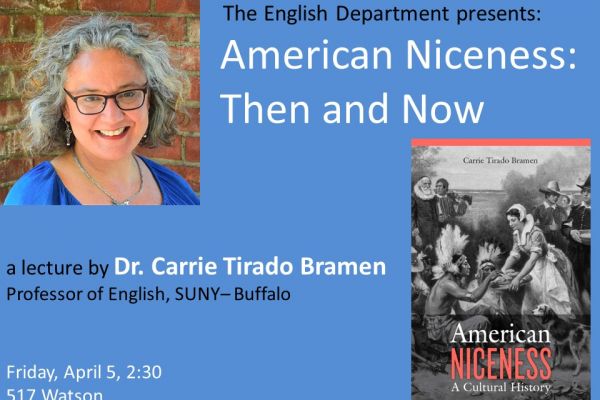 A Public Lecture: Dr. Carrie Bramen