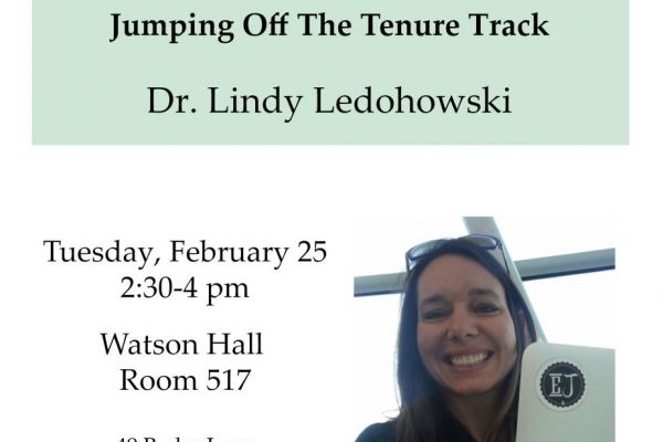 Talk on Alternative Academic Careers: Dr. Lindy Ledohowski