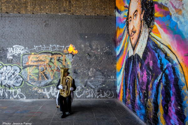 Graffiti with Shakespeare 
