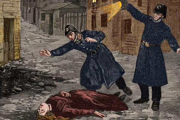 women laying on the ground with two cops 