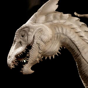 sculpture of a dragon