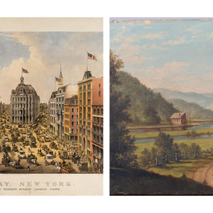 two images of different scenic back grounds