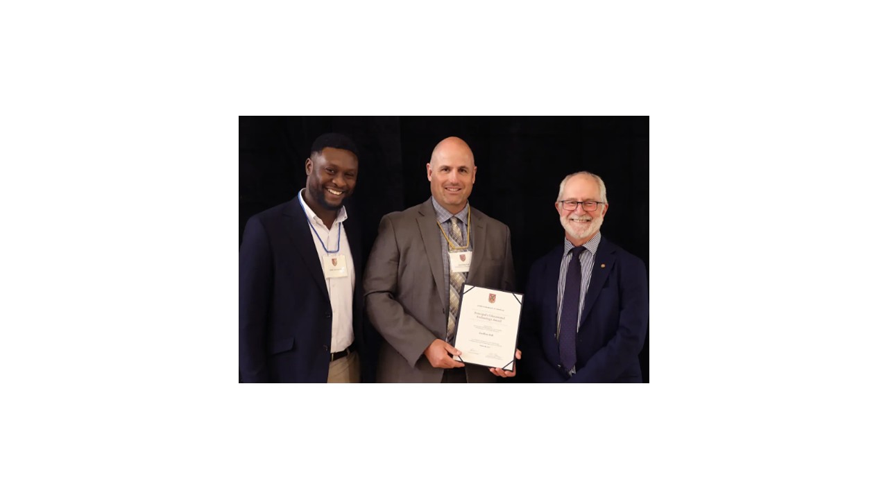 Geof Hall - Principal's Award