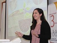 Kassandra Yun presenting 