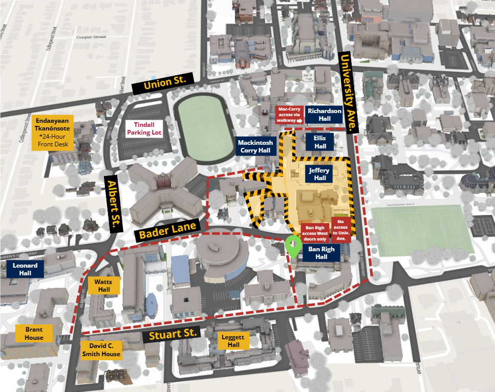 Map of Ban Righ access