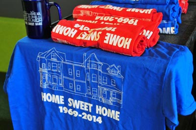 The Student Film Society had Film House T-shirts on sale.
