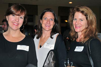 Trio of early-90's grads: Erin Whitten, Dee-Dee Pincott and Sharon McDonell.