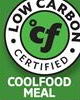 A Cool Food meal with a low carbon footprint. Low-carbon Cool Food meal