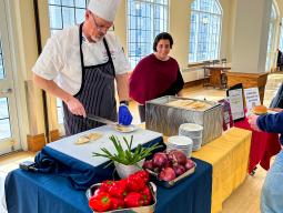 Executive Chef Colin Johnson & Registered Dietitian Theresa Couto