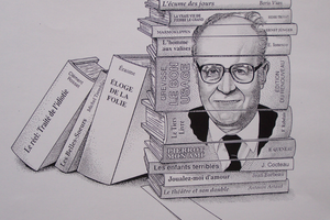 drawing of Pierre Gobin