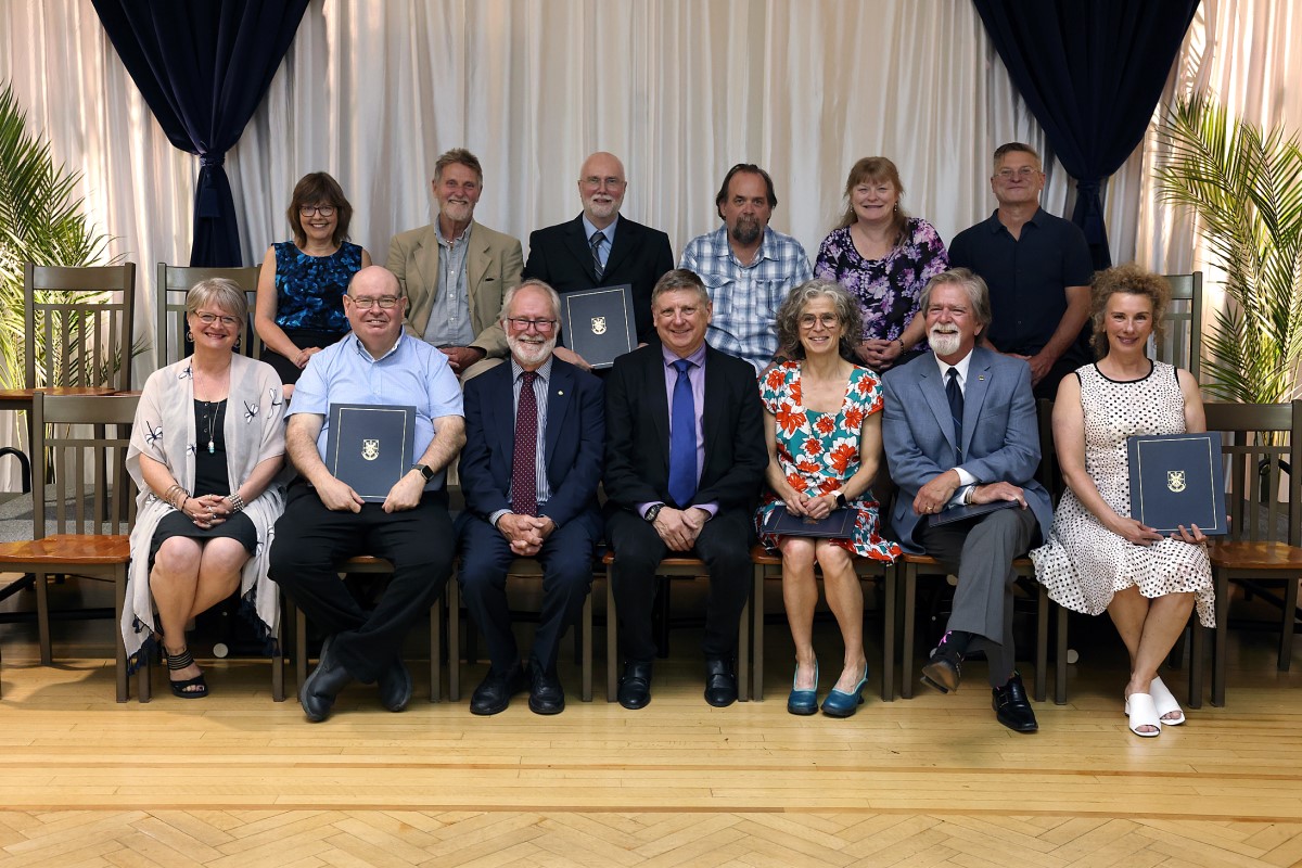 Recipients of the 35 years service award