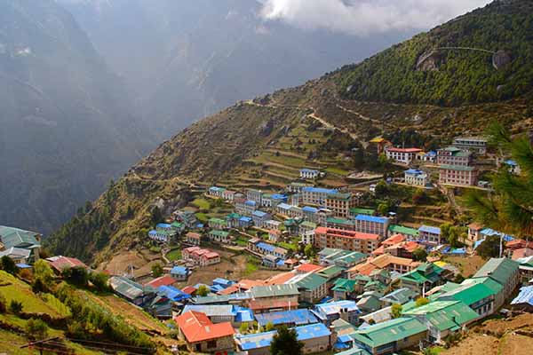 Nepal mountain scene