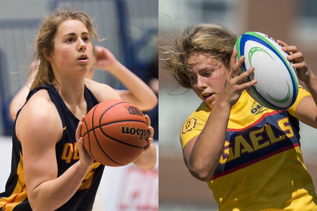 Sophie de Goede plays basketball and rugby