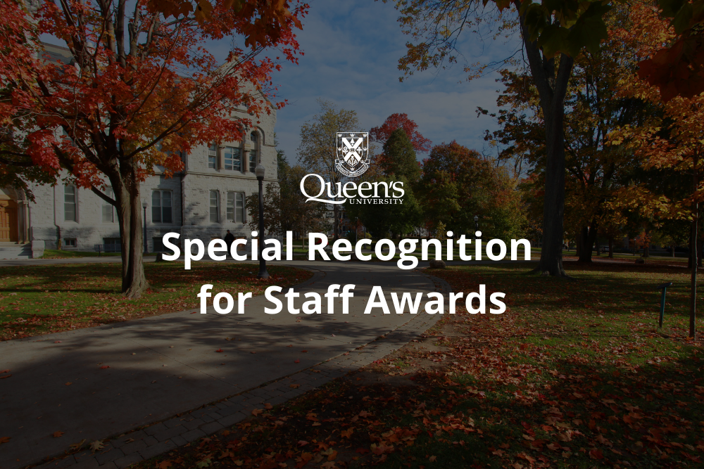 Special Recognition for Staff Awards