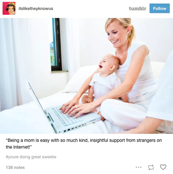 [Woman and her child using a laptop computer on top of a bed]