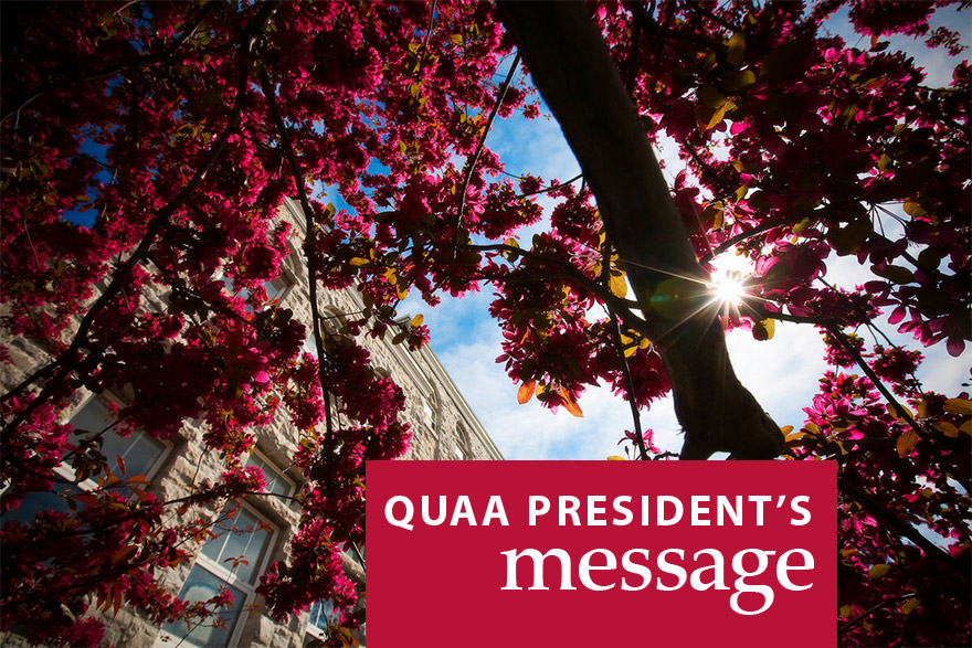 QUAA President's message