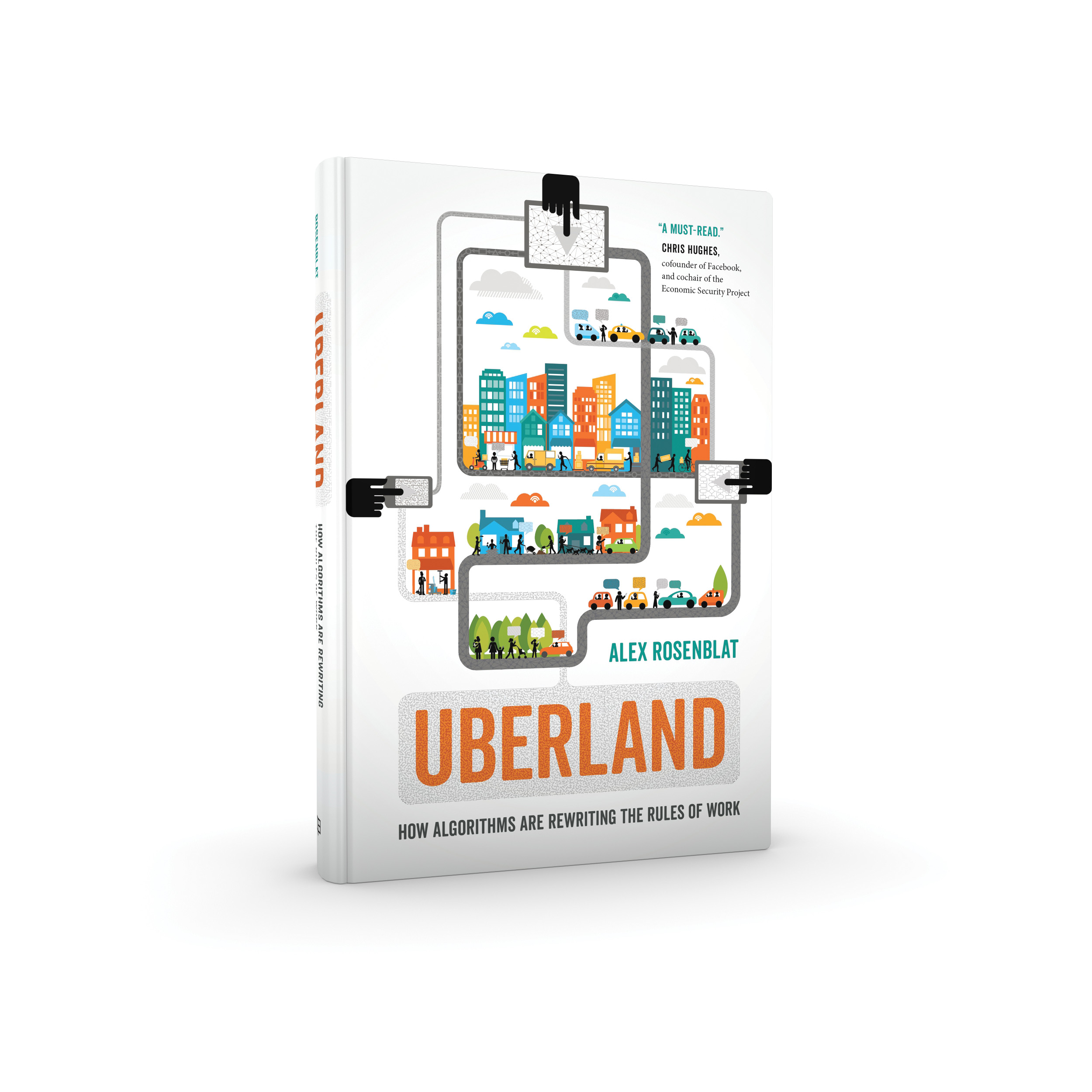 [cover of the book Uberland by Queen's grad Alex Rosenblat]