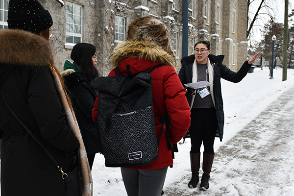 International students receive a warm winter welcome