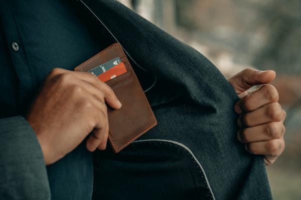Credit cards in a wallet