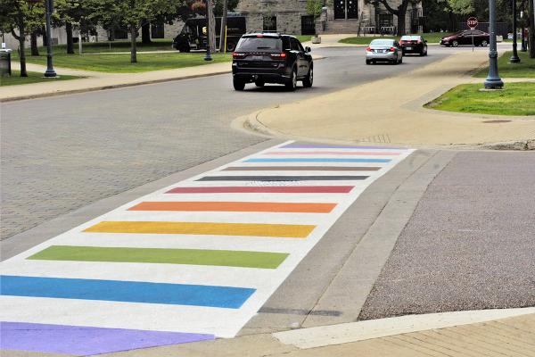 New Progress Pride colours on campus