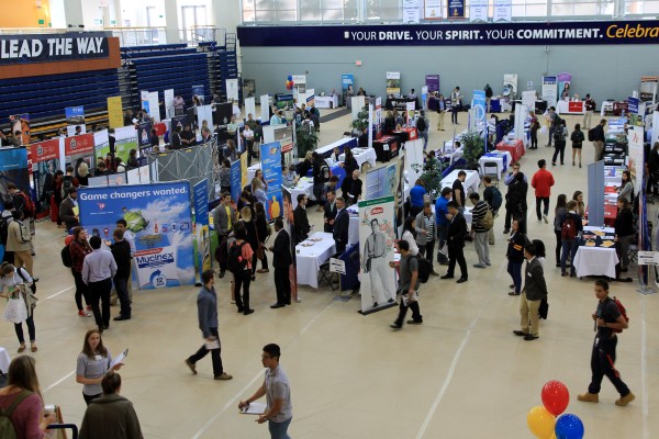 This year's Queen's Career Fair was the biggest ever.