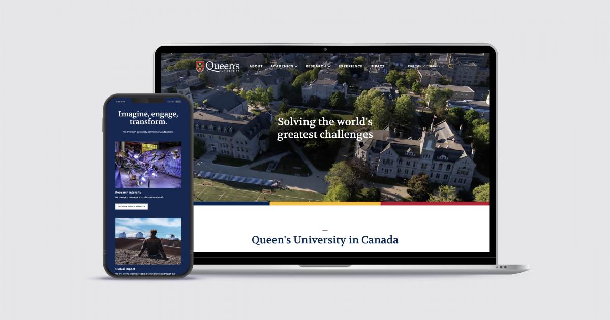 Main Queen’s website launches with new user-friendly design | Queen’s Gazette