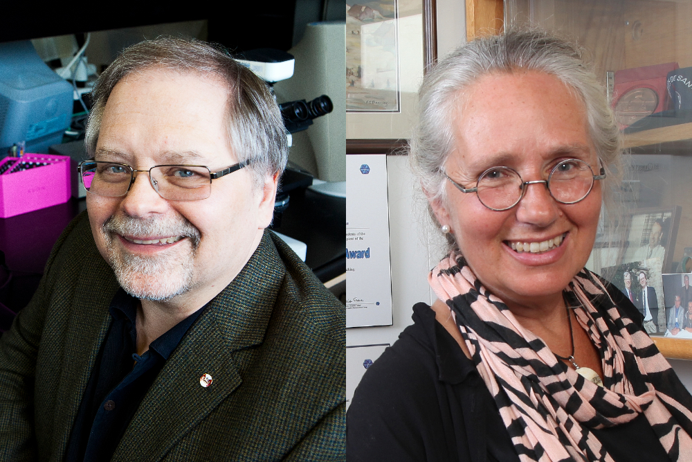 [Photos of Drs. John Smol and Jacalyn Duffin]