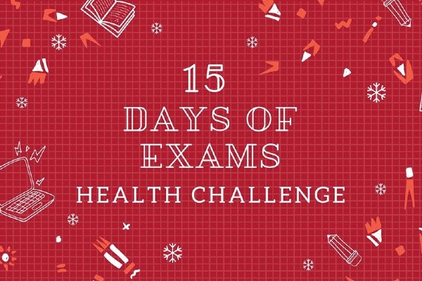 Graphic for 15 Days of Exams Health Challenge