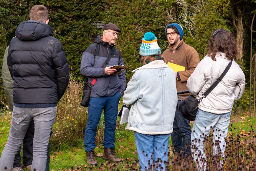 A BBC panel of experts learns about biodiversity at the BISC.