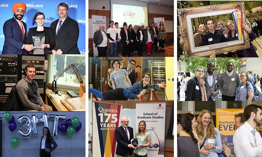 Queen's Graduate students have been busy over the past year: from Caitlin Miron's exciting Mitacs announcement, to the regular Grad Chat radio show, to special activities like 3 Minute Thesis and the PhD Community Initiative. (Supplied Photo)
