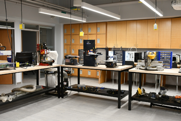 SparQ Studios Makerspace inside the Rose Innovation Hub