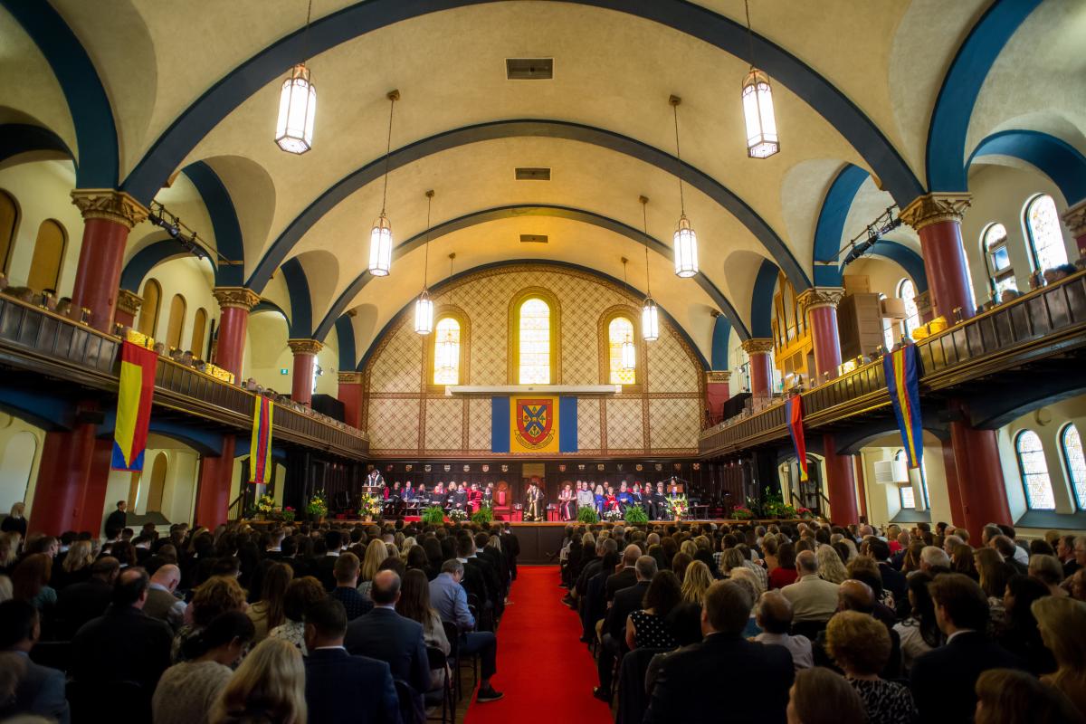 2019 Convocation ceremony at Grant Hall