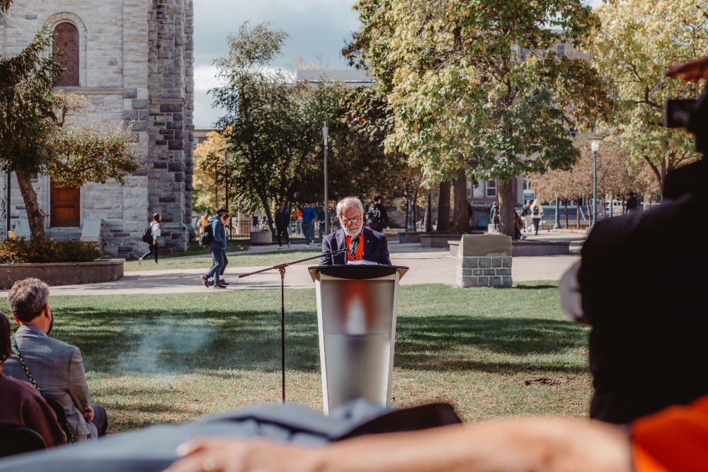 Principal and Vice-Chancellor Patrick Deane.