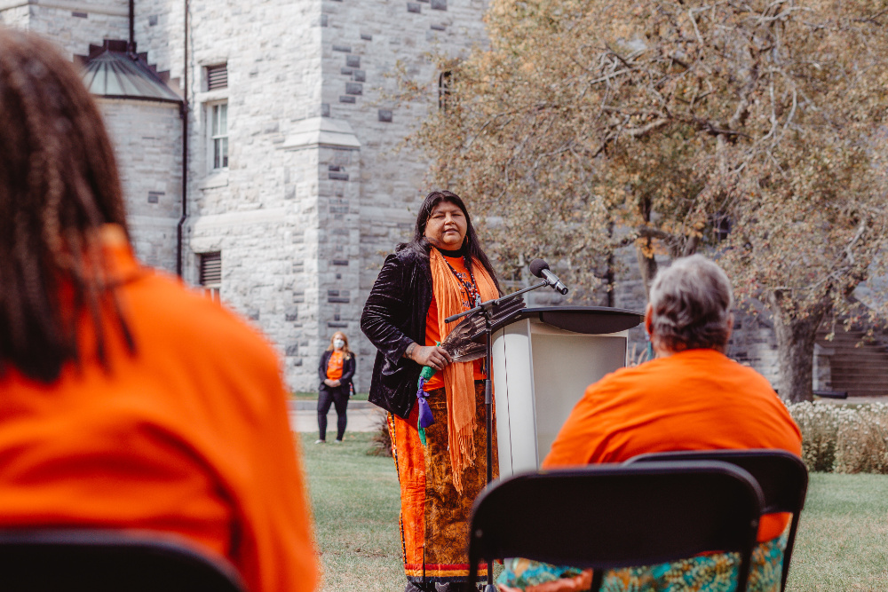 Elder-in-Residence Wendy Phillips.