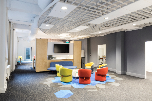 Main floor space at the ONRamp facility in Toronto.