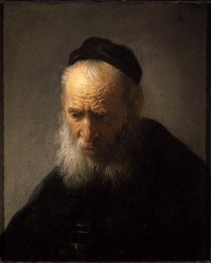 Rembrandt's "Head of an Old Man in a Cap