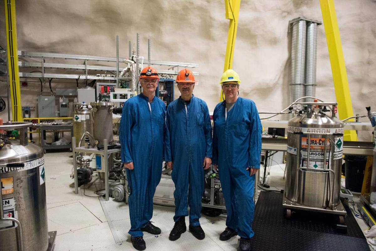 "Provincial government and Queen's University representatives announce funding for SNOLAB"