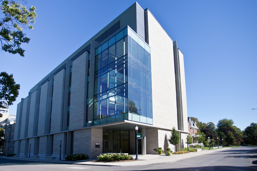 Photo of the Queen's School of Medicine building