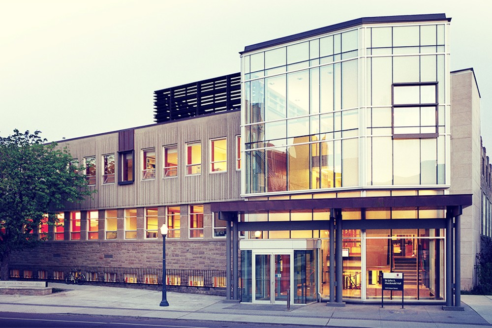 Photograph of Sir John A. Macdonald Hall