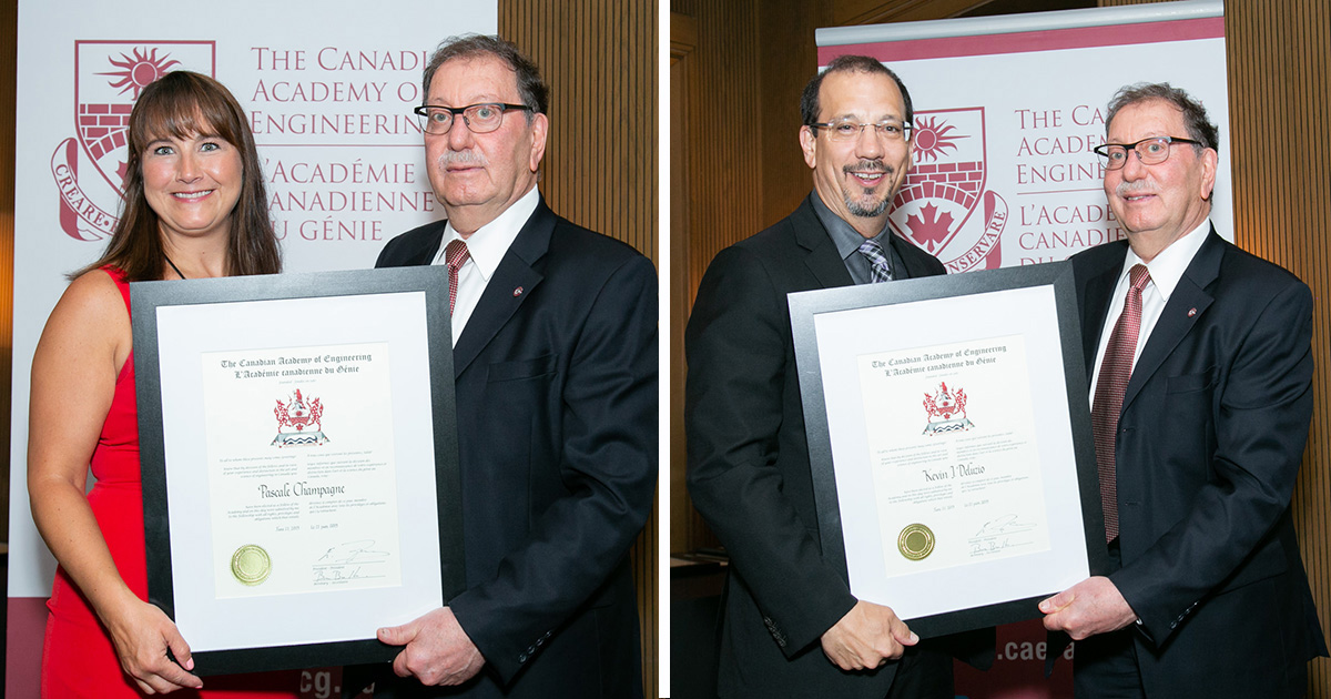 [Pascale Champagne and Kevin Deluzio]