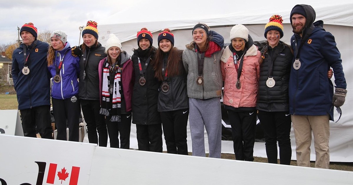 [Women's U SPORTS Cross Country silver medalists]