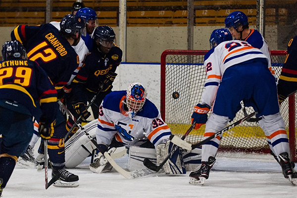 Queen's Gaels score against Ontario Tech