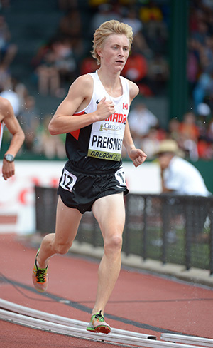 Benjamin Preisner runs for Team Canada