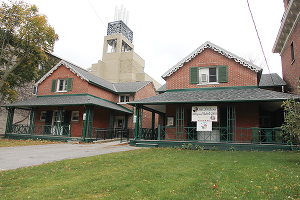144 and 146 Barrie Street. The Four Directions Aboriginal Student Centre is currently housed in 146 Barrie and will be expanding next door in 2018. (University Communications)