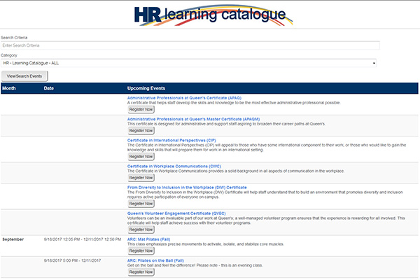 "New-look HR Learning Catalogue"
